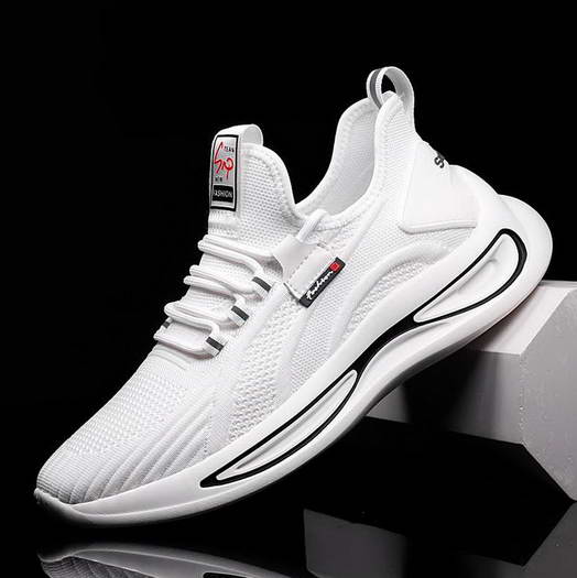 PS-White Fashion Run Casual Sports Shoes - Pak shoes