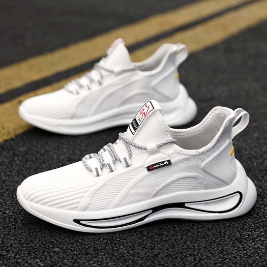 PS-White Fashion Run Casual Sports Shoes - Pak shoes